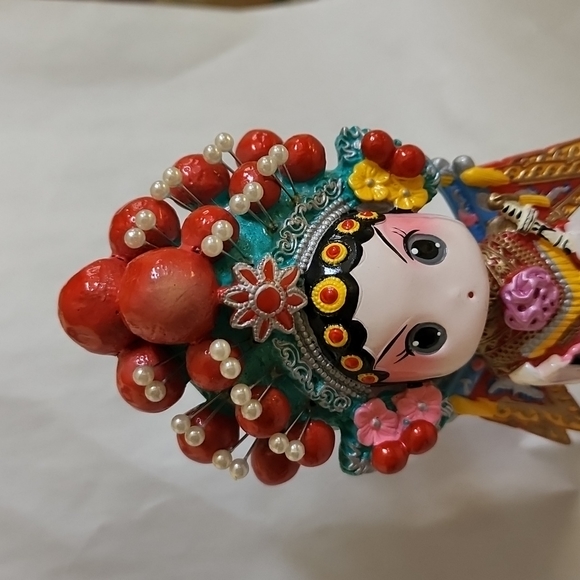 Chinese Bobblehead Beijing Peking Opera Doll - Picture 6 of 8